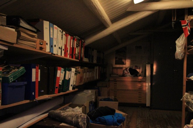 Halden skiklubbs fascinating archive at Høiås. 